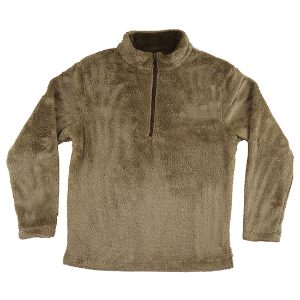 Fur Fleece Half Zip Pullover 