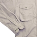 Long Sleeve Cotton Poplin Fishing Shirt - TP:FS9020-WHITE:FS9020-WT-2
