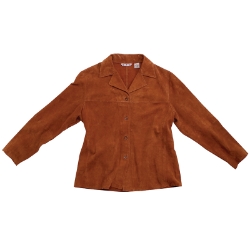 Womens Italian Goat Suede Leather Jacket 